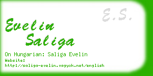 evelin saliga business card